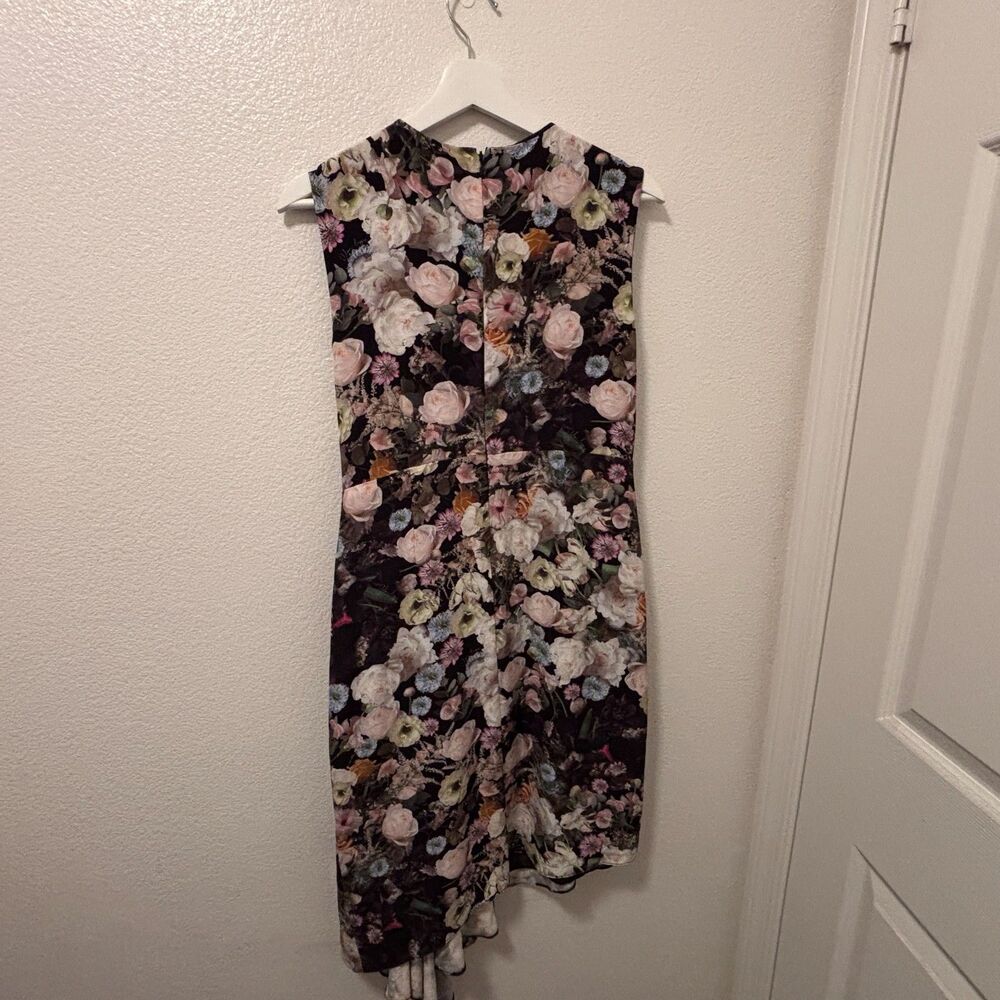 Adam Lippes x Putnam & Putnam Floral Silk Asymmetrical Dress Size 8
